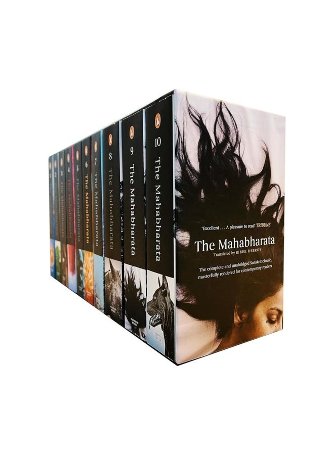 The Mahabharata (Box Set of 10): Bestselling Bibek Debroy Translation of India’s Greatest Mythology Classic | Complete Unabridged Epic of the Pandavas and Kauravas
